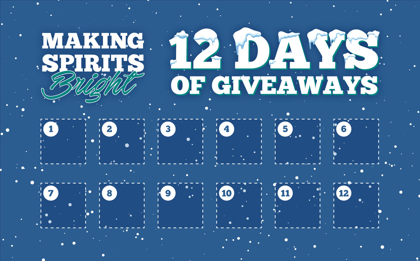 Making Spirits Bright. 12 Days of Giveaways